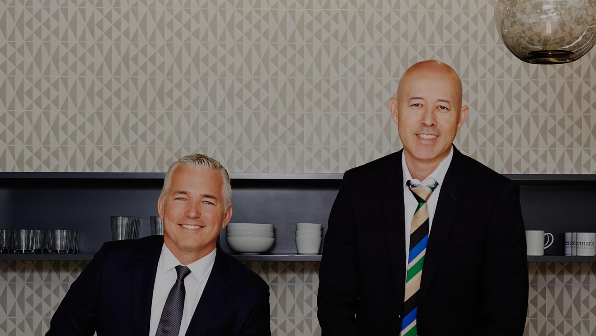 Andrew Meyer and Steves Rodriguez, partners at Freemark Financial in Los Angeles.